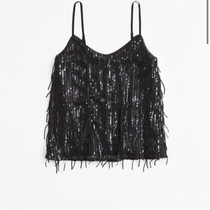 ABERCROMBIE & FITCH SEQUIN TANK